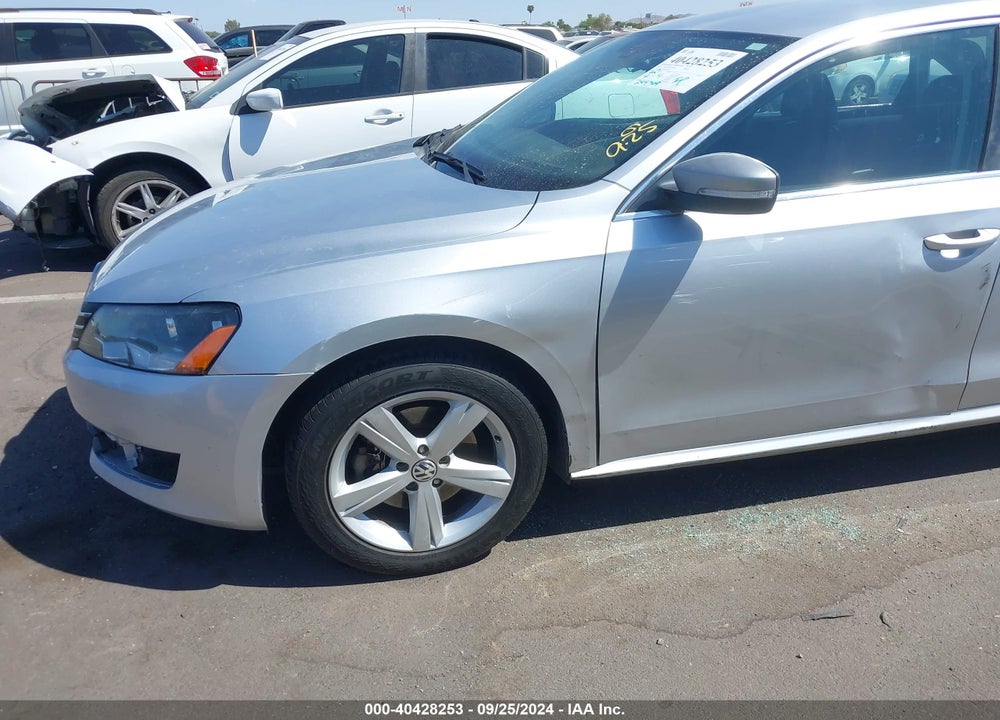 2013 VOLKSWAGEN PASSAT 2.5L SE VIN: 1VWBP7A36DC089516