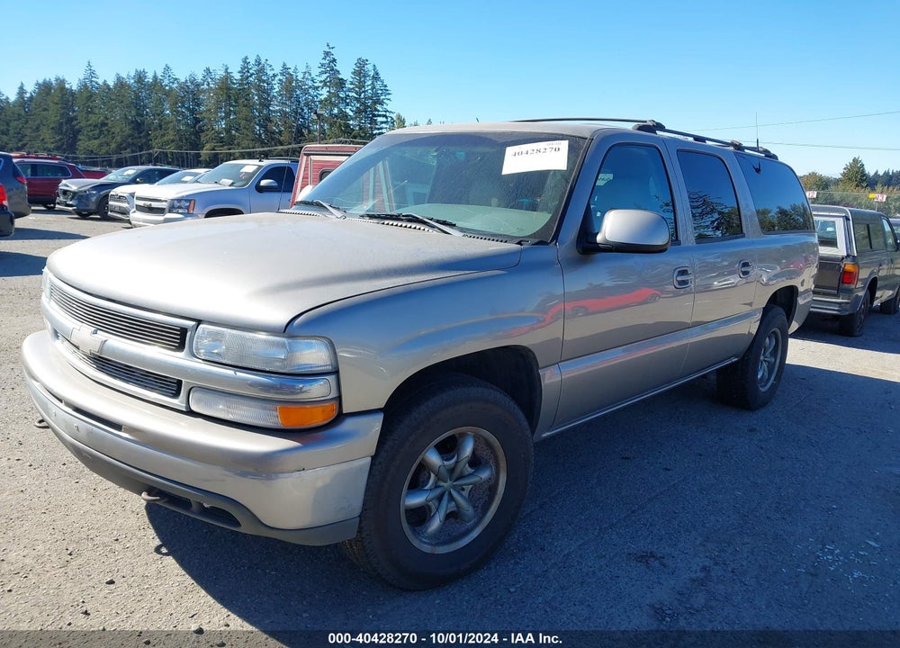 2001 CHEVROLET SUBURBAN 1500 LT VIN: 3GNFK16T21G107549