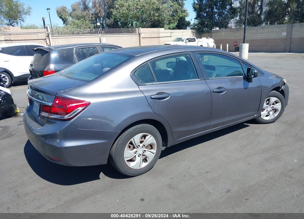 2014 HONDA CIVIC LX VIN: 19XFB2F5XEE224832