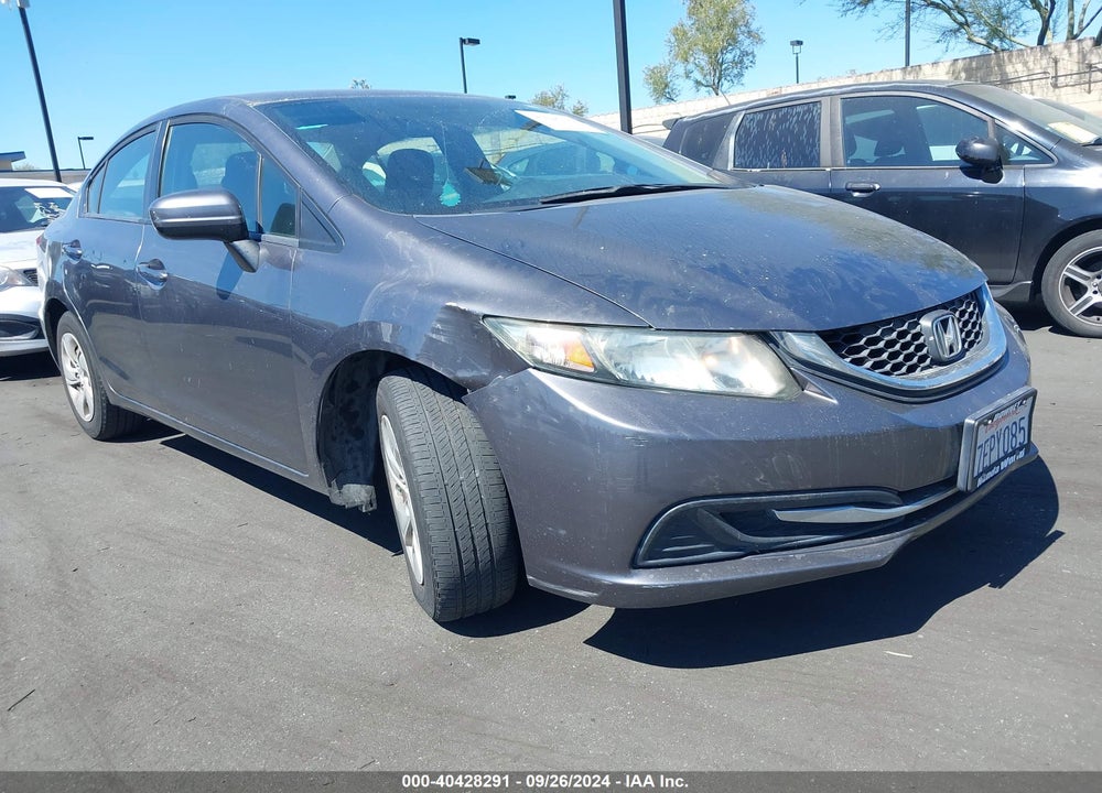 2014 HONDA CIVIC LX VIN: 19XFB2F5XEE224832