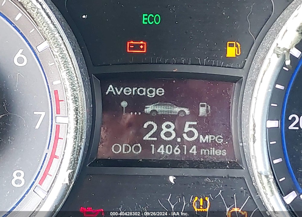 2012 HYUNDAI SONATA GLS VIN: 5NPEB4AC9CH473614