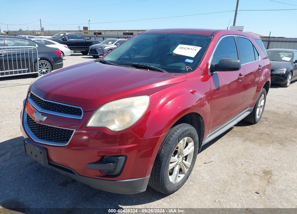 2010 CHEVROLET EQUINOX LS VIN: 2CNALBEW9A6223887