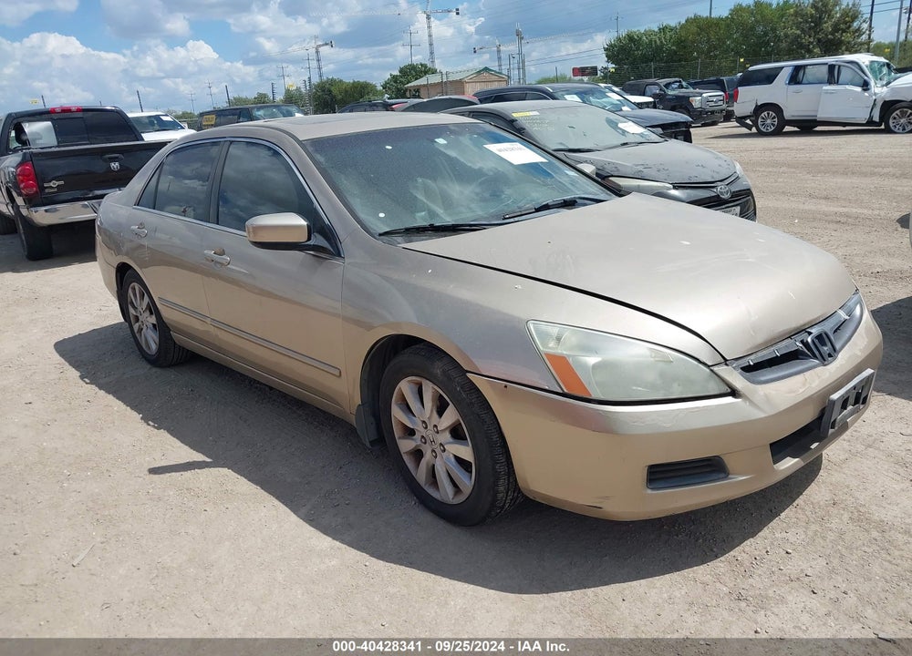 2007 HONDA ACCORD 3.0 EX VIN: 1HGCM66527A018402