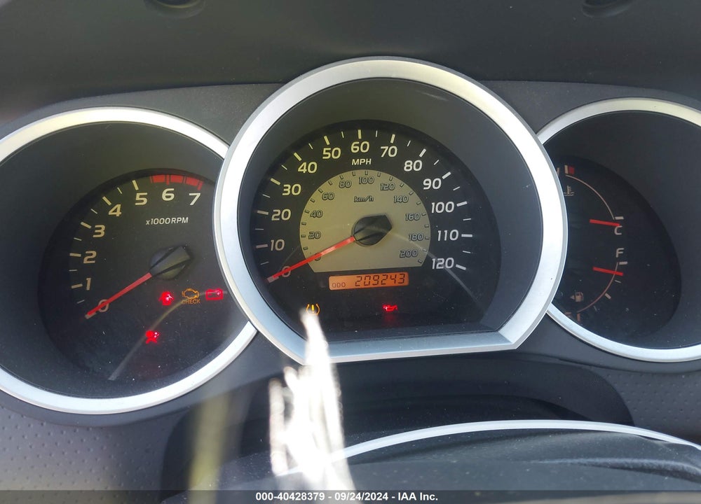 2009 TOYOTA TACOMA PRERUNNER V6 VIN: 3TMKU72N39M018761