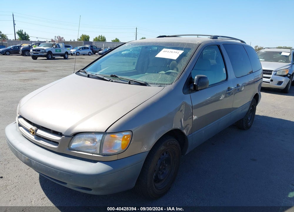 1998 TOYOTA SIENNA LE VIN: 4T3ZF13C8WU072182