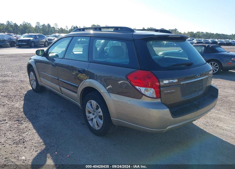2008 SUBARU OUTBACK VIN: 4S4BP60C087361292