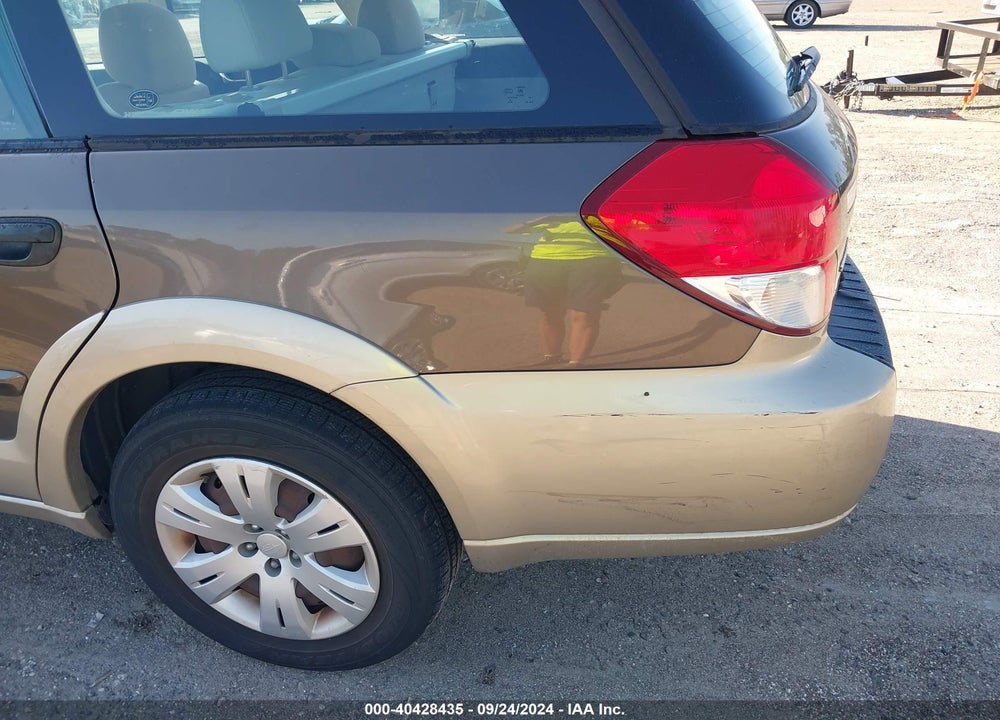 2008 SUBARU OUTBACK VIN: 4S4BP60C087361292