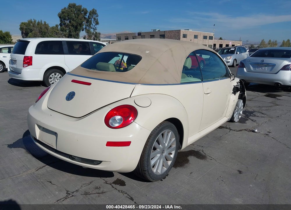 2008 VOLKSWAGEN NEW BEETLE SE VIN: 3VWRG31Y38M408779