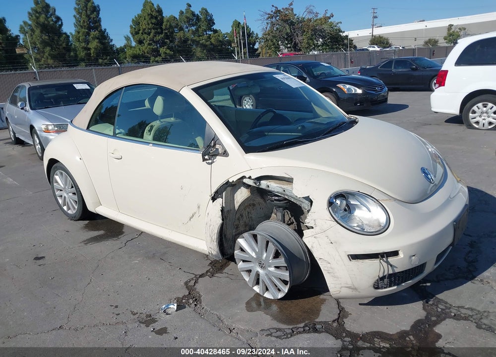 2008 VOLKSWAGEN NEW BEETLE SE VIN: 3VWRG31Y38M408779
