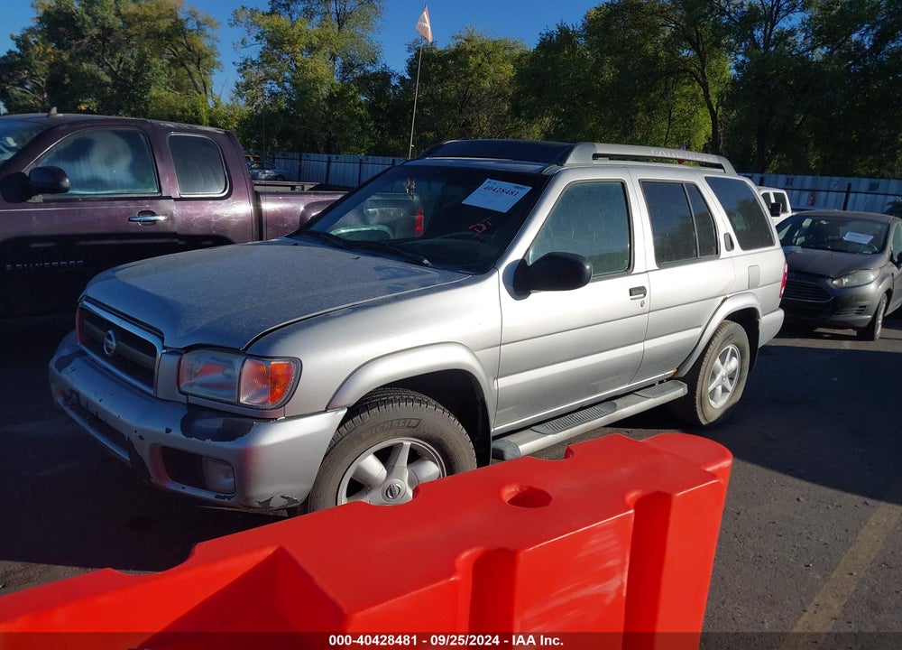 2002 NISSAN PATHFINDER SE VIN: JN8DR09Y42W700334