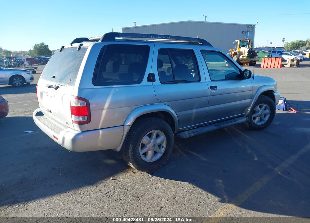 2002 NISSAN PATHFINDER SE VIN: JN8DR09Y42W700334