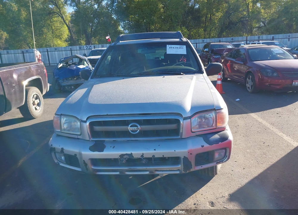 2002 NISSAN PATHFINDER SE VIN: JN8DR09Y42W700334