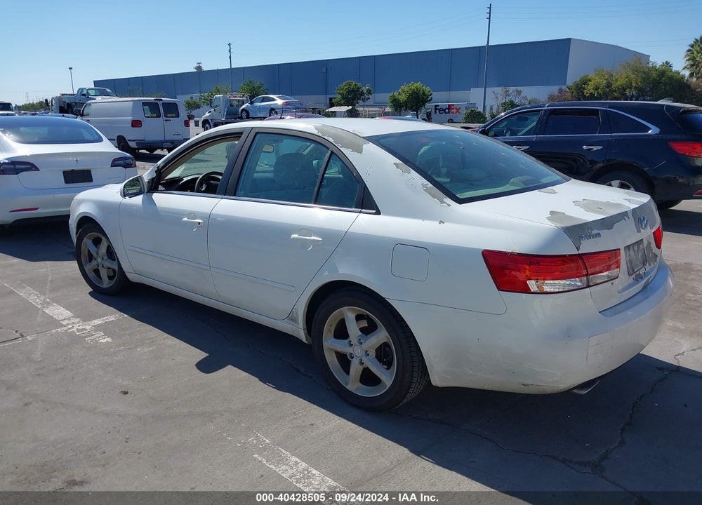 2007 HYUNDAI SONATA LIMITED/SE V6 VIN: 5NPEU46F07H171745