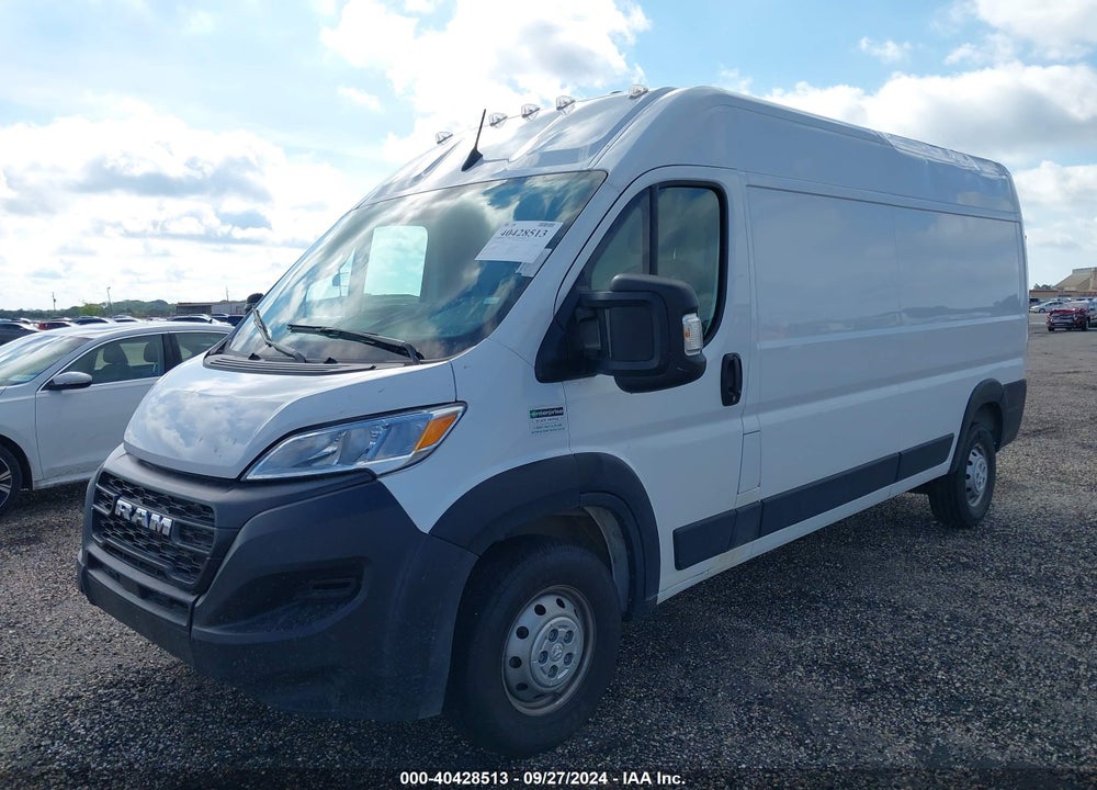2023 RAM PROMASTER 2500 HIGH ROOF 159 WB VIN: 3C6LRVDG8PE588228