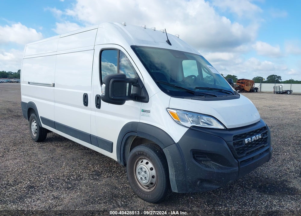 2023 RAM PROMASTER 2500 HIGH ROOF 159 WB VIN: 3C6LRVDG8PE588228