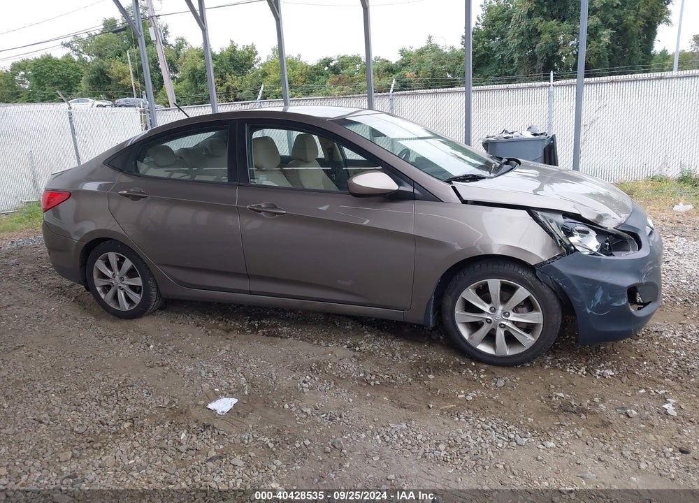 2012 HYUNDAI ACCENT GLS VIN: KMHCU4AE5CU271213