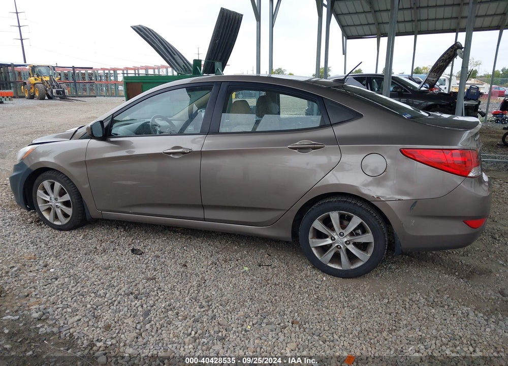 2012 HYUNDAI ACCENT GLS VIN: KMHCU4AE5CU271213