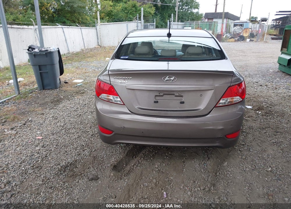 2012 HYUNDAI ACCENT GLS VIN: KMHCU4AE5CU271213