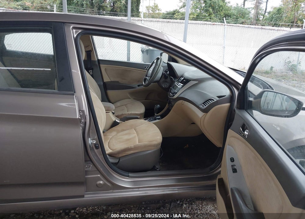 2012 HYUNDAI ACCENT GLS VIN: KMHCU4AE5CU271213