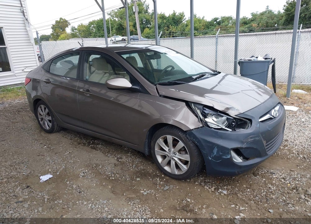 2012 HYUNDAI ACCENT GLS VIN: KMHCU4AE5CU271213