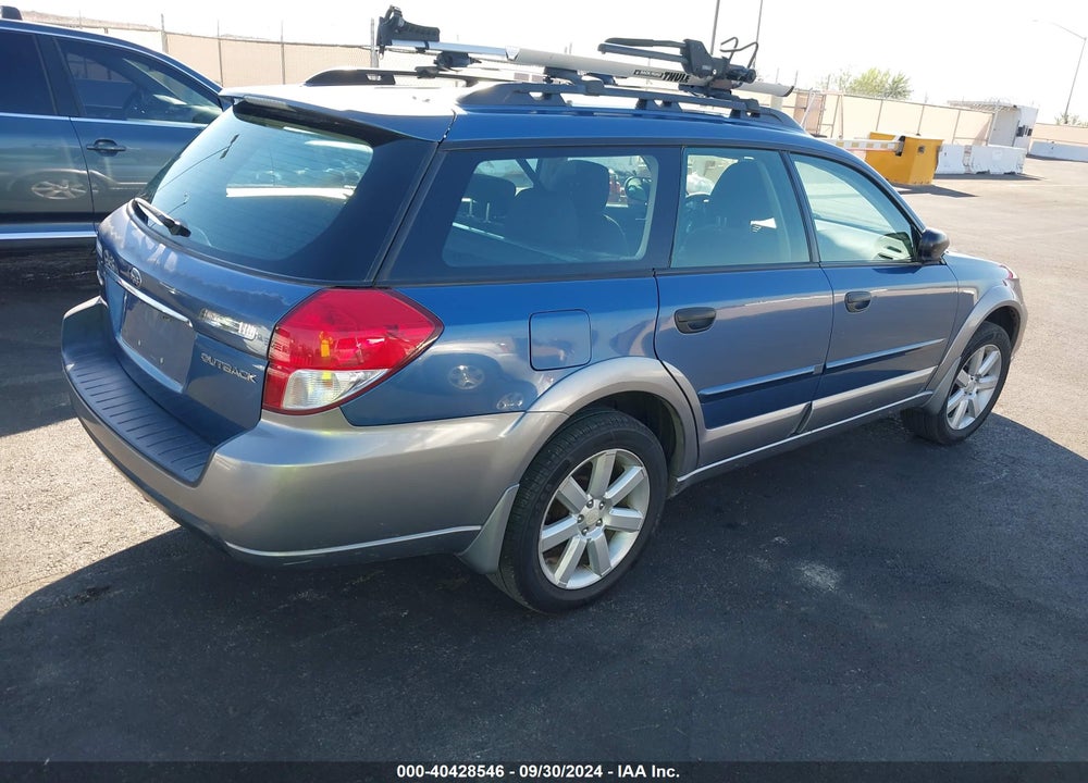 2008 SUBARU OUTBACK 2.5I/2.5I L.L. BEAN EDITION VIN: 4S4BP61C087308333