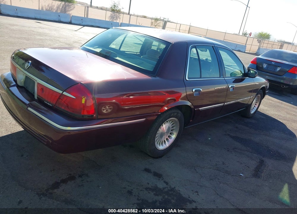 2001 MERCURY GRAND MARQUIS LS VIN: 2MEFM75W01X686367