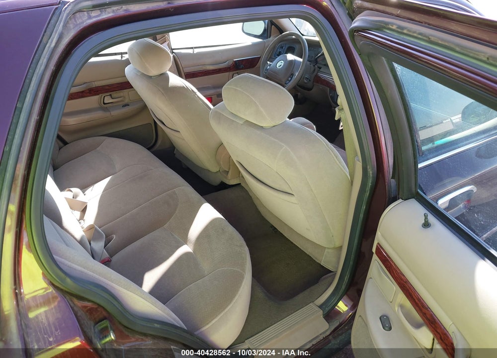 2001 MERCURY GRAND MARQUIS LS VIN: 2MEFM75W01X686367