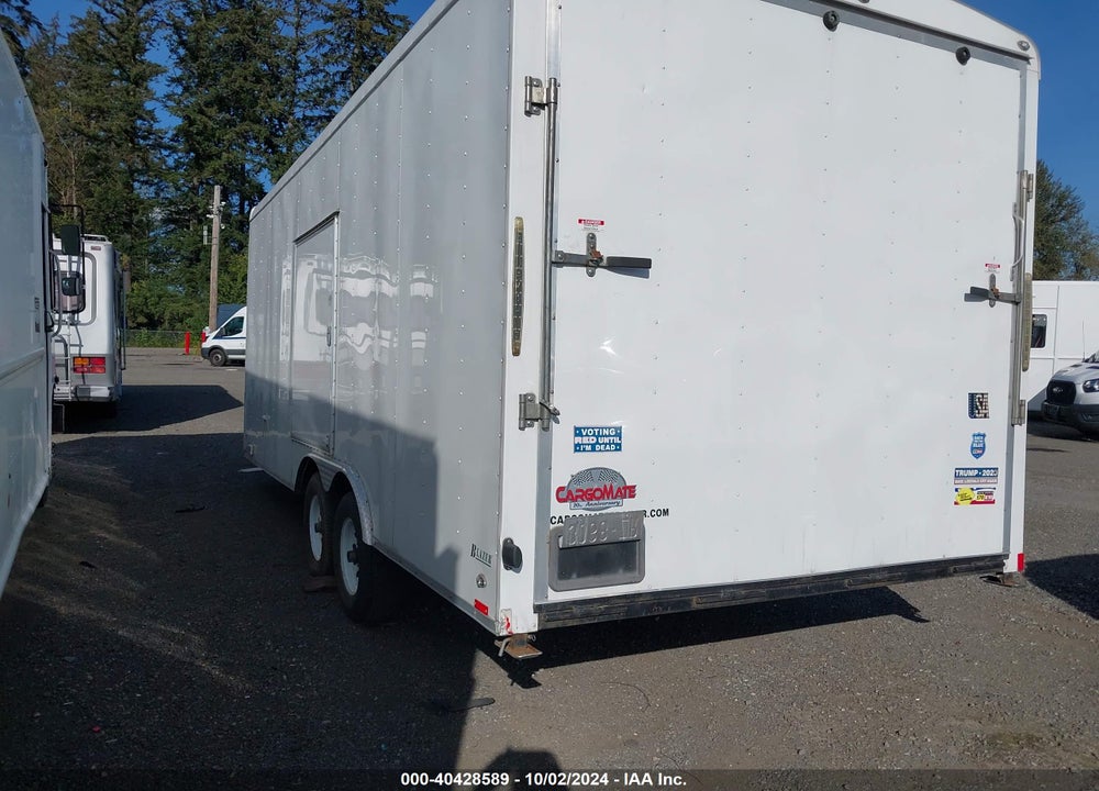 2016 FOREST RIVER BLAZER CARGO VIN: 5NHUBLV27GB459139