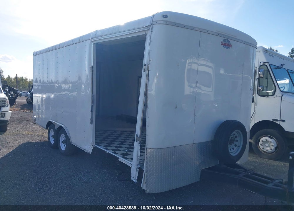 2016 FOREST RIVER BLAZER CARGO VIN: 5NHUBLV27GB459139