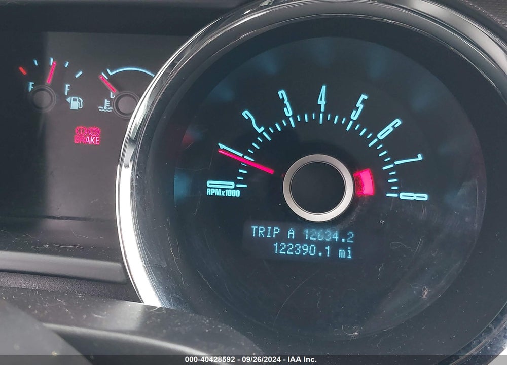 2013 FORD MUSTANG V6 VIN: 1ZVBP8AM4D5229548