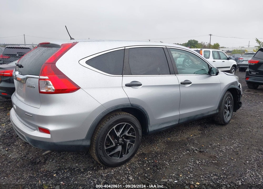 2016 HONDA CR-V SE VIN: 2HKRM4H43GH653607
