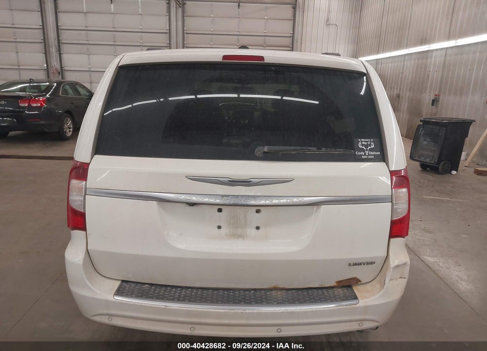 2012 CHRYSLER TOWN & COUNTRY LIMITED VIN: 2C4RC1GG4CR267353