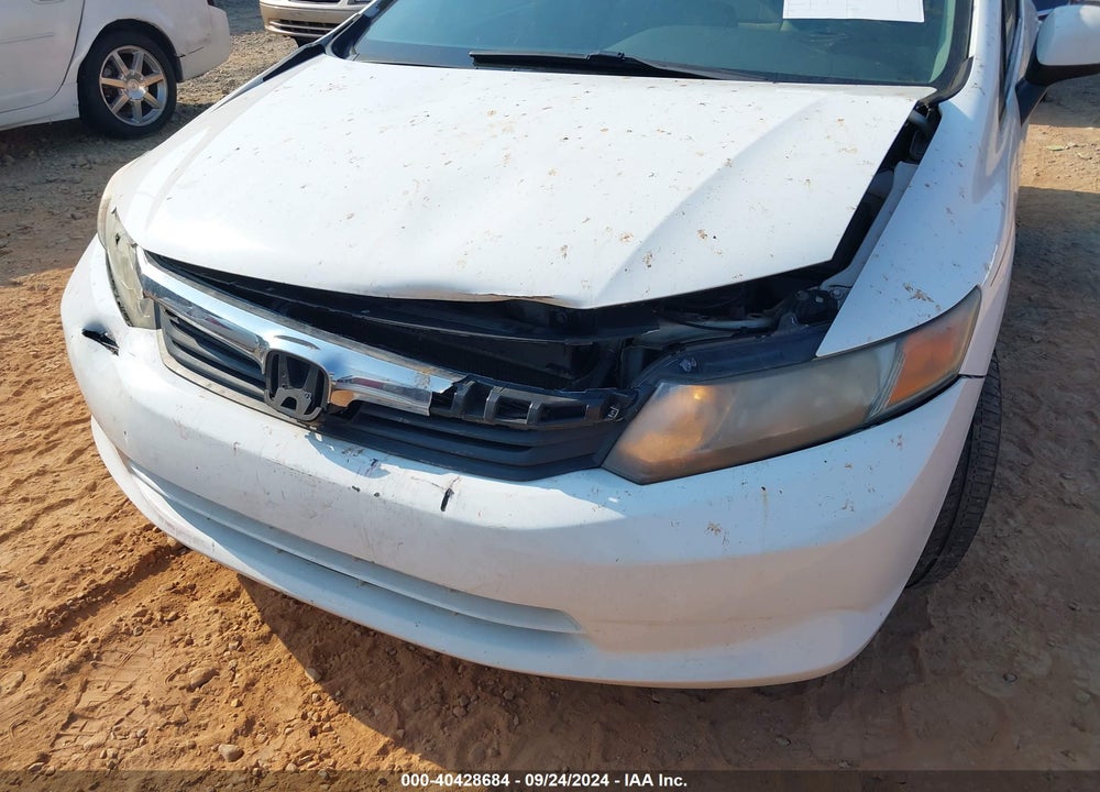 2012 HONDA CIVIC LX VIN: 19XFB2F55CE065036