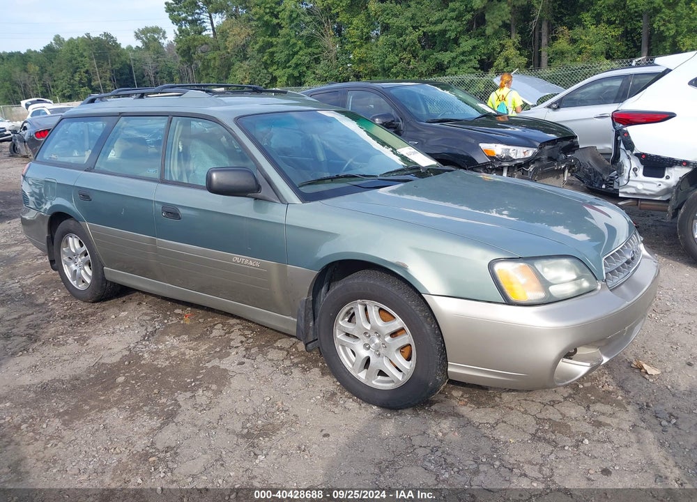 2003 SUBARU OUTBACK VIN: 4S3BH675637620269