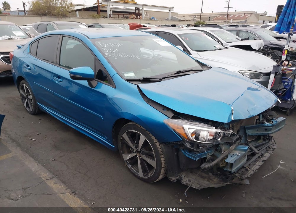 2017 SUBARU IMPREZA 2.0I SPORT VIN: 4S3GKAM64H3604562