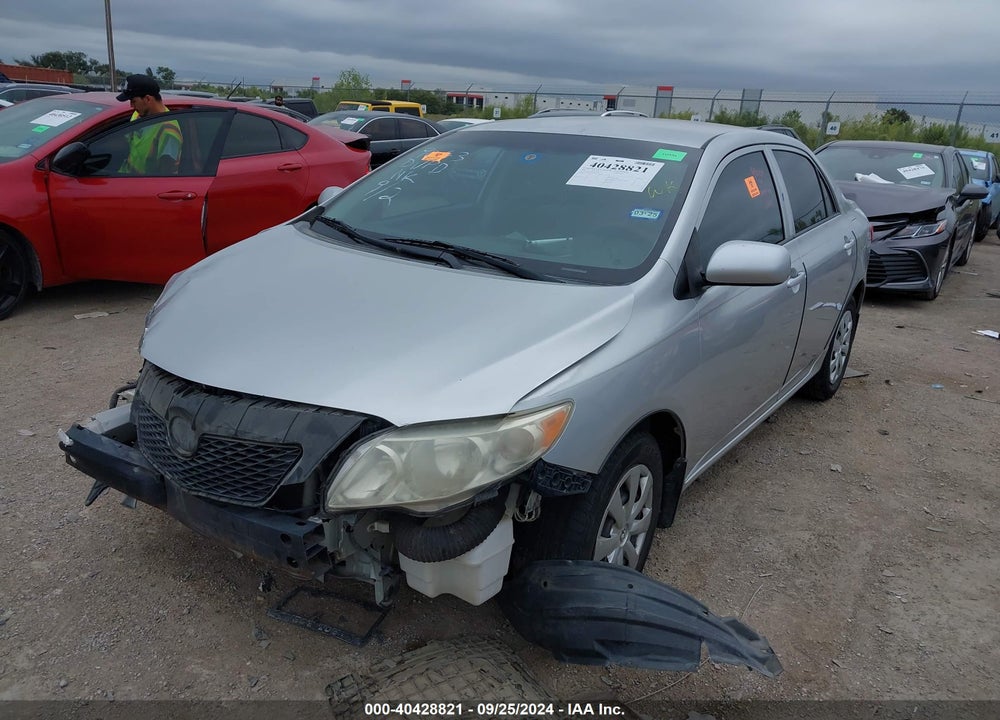 2009 TOYOTA COROLLA LE VIN: JTDBL40E89J029434