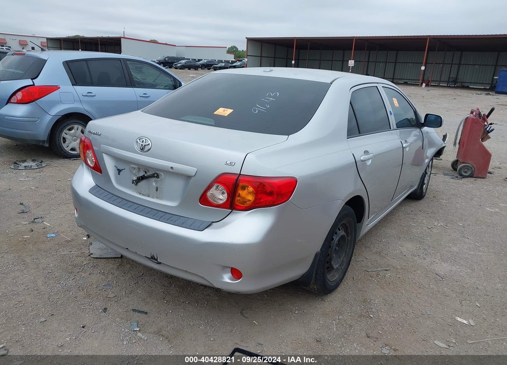 2009 TOYOTA COROLLA LE VIN: JTDBL40E89J029434