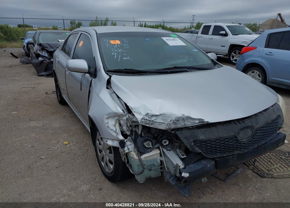 2009 TOYOTA COROLLA LE VIN: JTDBL40E89J029434