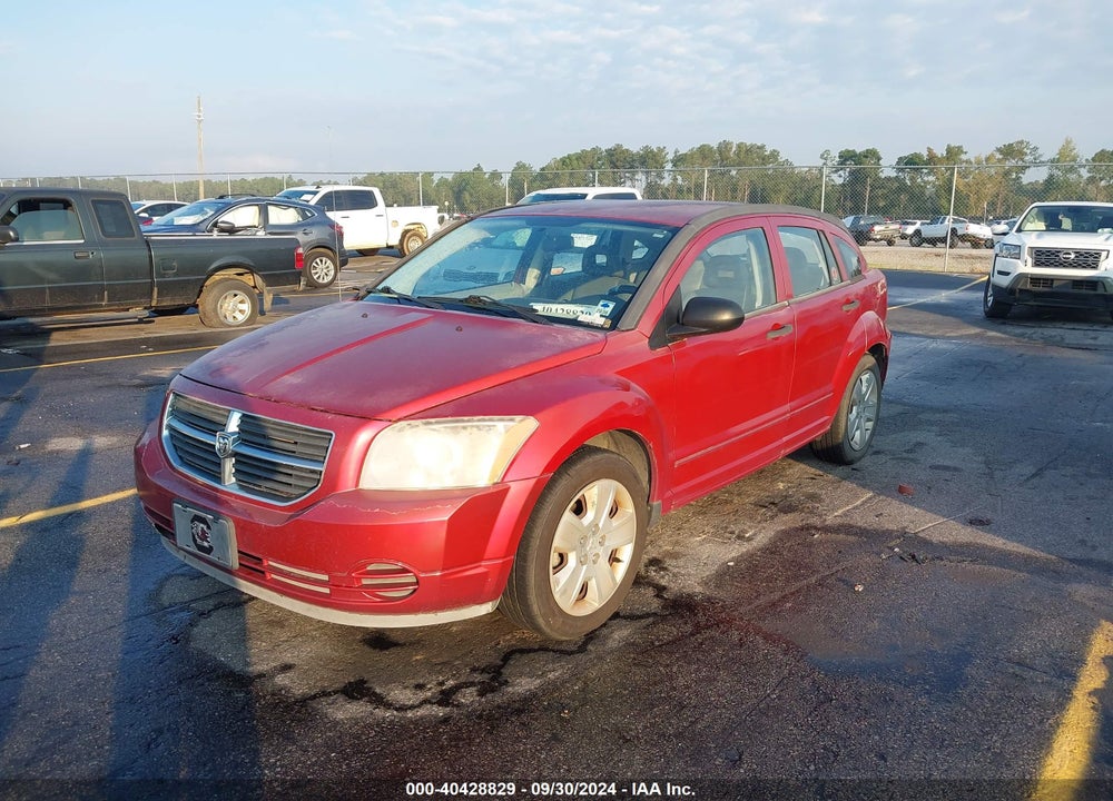 2007 DODGE CALIBER SXT VIN: 1B3HB48B77D204812