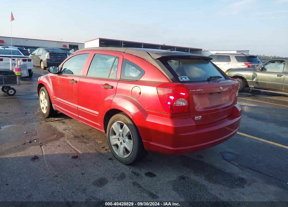 2007 DODGE CALIBER SXT VIN: 1B3HB48B77D204812