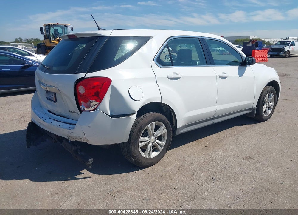2013 CHEVROLET EQUINOX LS VIN: 2GNALBEK1D6383937