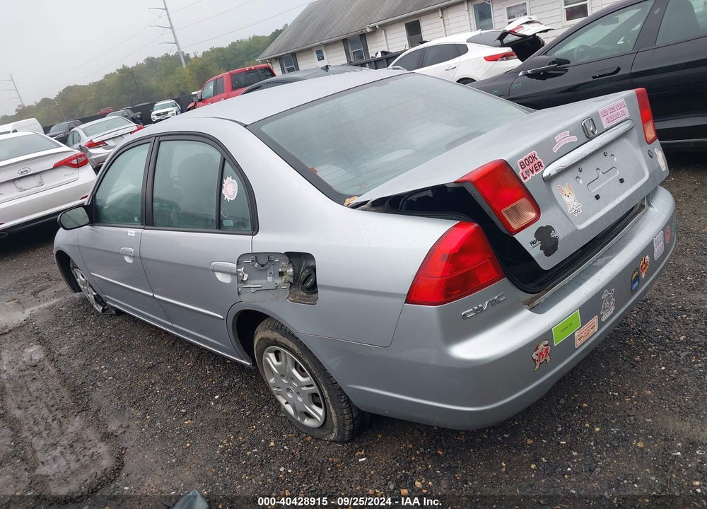 2002 HONDA CIVIC LX VIN: 2HGES16662H530880