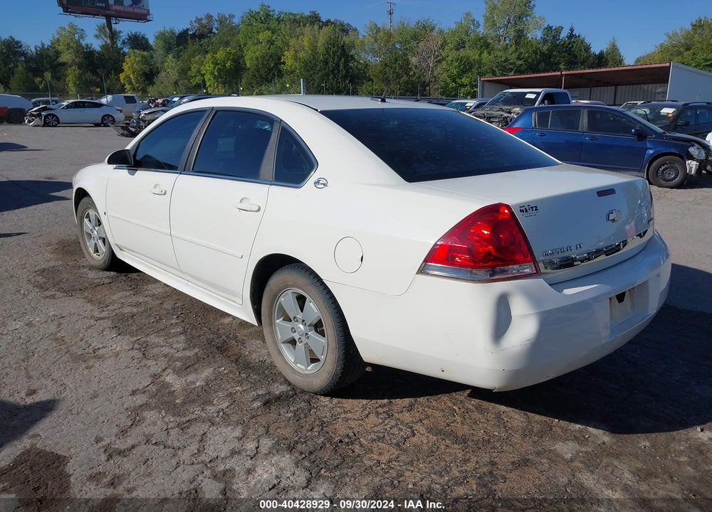 2009 CHEVROLET IMPALA LT VIN: 2G1WT57K391171289