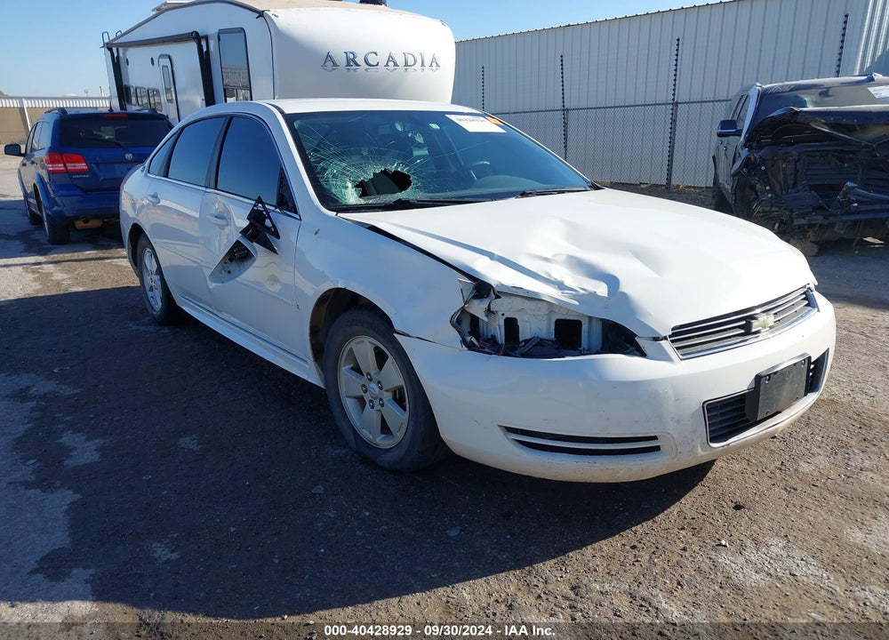 2009 CHEVROLET IMPALA LT VIN: 2G1WT57K391171289