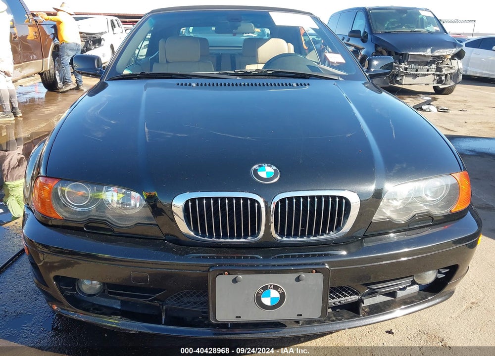 2003 BMW 325CI VIN: WBABS33493PG91642