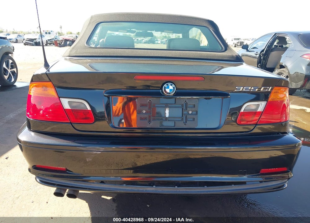 2003 BMW 325CI VIN: WBABS33493PG91642