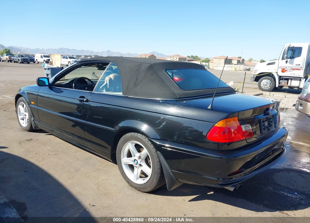 2003 BMW 325CI VIN: WBABS33493PG91642