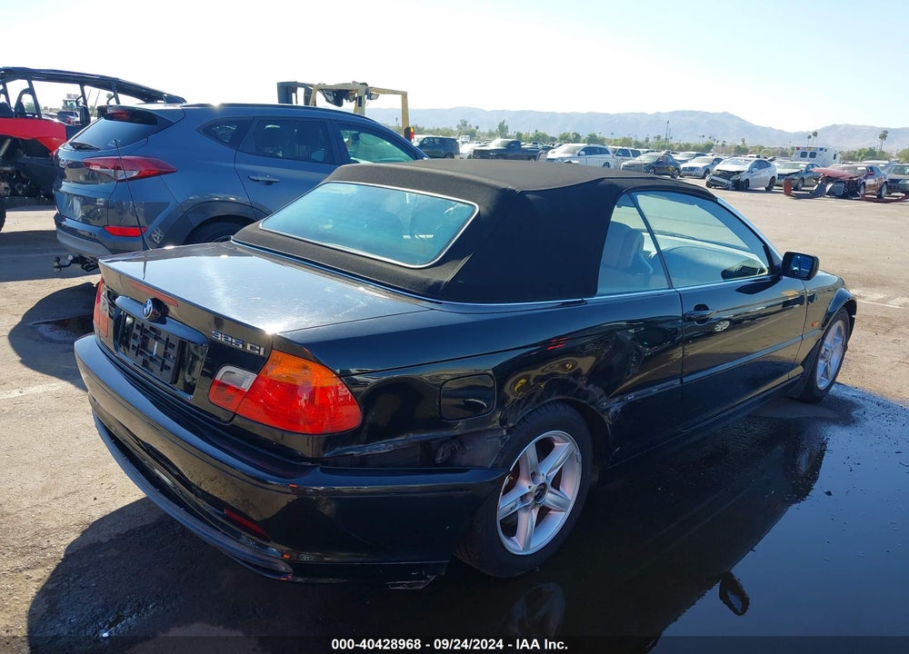 2003 BMW 325CI VIN: WBABS33493PG91642