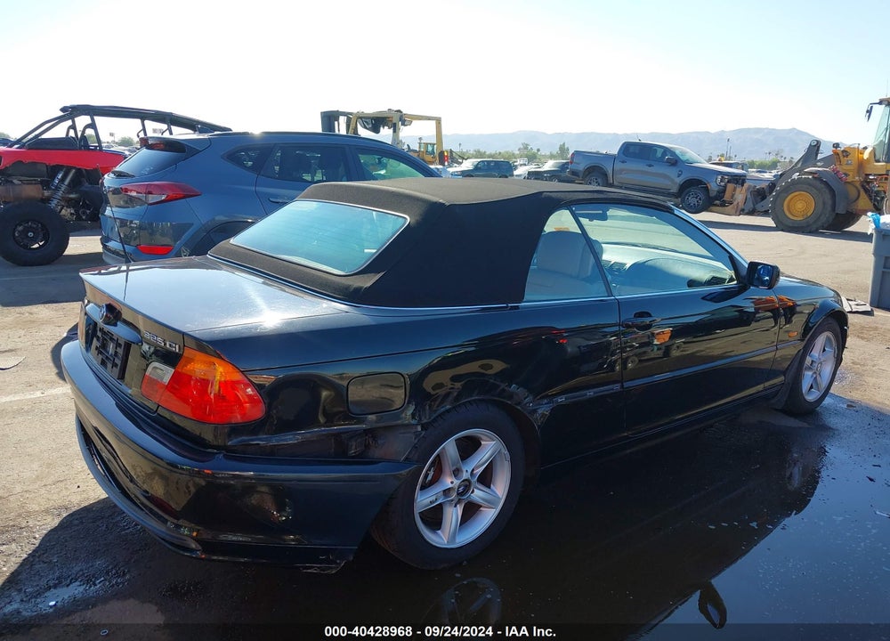 2003 BMW 325CI VIN: WBABS33493PG91642
