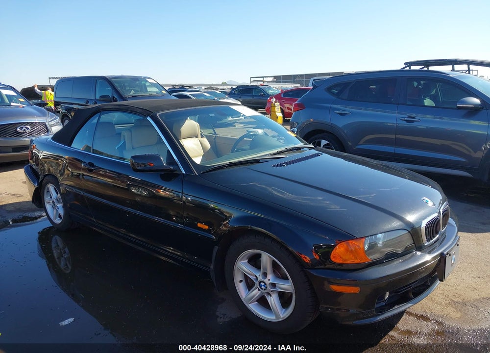 2003 BMW 325CI VIN: WBABS33493PG91642